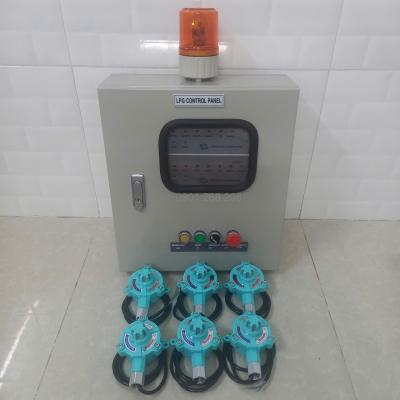 TỦ BÁO RÒ RỈ GAS 6 KÊNH ĐẦU DÒ PHÒNG NỔ TOPGAS EA-100